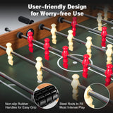 Goplus 48 Inch Multi Game Table, 3-in-1 Adult Size Foosball, Pool Table, Slide Hockey Table, Combo Table Set w/Billiard, Soccer & Hockey for Arcade, Party, Family Night, Game Room