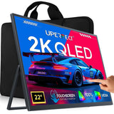 UPERFECT 22" 2K Touchscreen Portable Monitor, 100% DCI-P3 Gaming Monitor