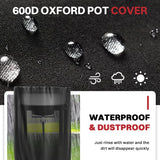 18QT Outdoor Propane Fish Fryer | 50,000 BTU Propane Deep Fryer | Includes 2 Baskets | Lid | Cover | 9" Fryer Tong & 6" Thermometer | Perfect for Cooking Fish, Chicken Wings, and Fries