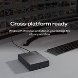 Seagate One Touch 24TB External Hard Drive Desktop HDD - USB-C Compatible with Most Windows and macOS