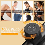 VANSWE Recumbent Exercise Bike for Adults Seniors - For Home Workout with 16 Levels Resistance, 380 lbs Weight Capacity, Bluetooth Connectivity and Pulse Sensor RB661 (Silver) VANSWE