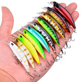 Aorace 84pcs Fishing Lures Set Metal Jigging Spoon Hard Baits Minnow Crankbait VIB Swimbait for Bass Pike Fit Saltwater and Freshwater Aorace