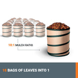 WORX 12 Amp Trivac 3-in-1 Electric Leaf Blower/Mulcher/Vacuum WG509 Metal Impeller for Fine Mulching