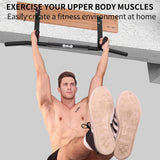 Shnlie Joist Mounted Pull Up Bar, Ceiling Mount Chin Up Bar for Home Gym, Beam, Rafter, 42" Wide Bar, Easy installation Shnlie