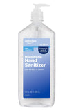 Amazon Basic Care Original Hand Sanitizer with Vitamin E, 62% Ethyl Alcohol, 34 fl oz, 4-Pack