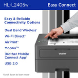 Brother HL-L2405W Wireless Compact Monochrome Laser Printer Brother