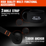Resistance Bands with Handles, 175lb Exercise Bands for Working Out, Fitness Bands, Workout Bands with Door Anchor and Ankle Straps