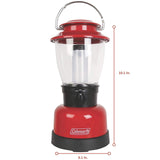 Coleman 400L LED Lantern with 4D Battery, Water & Impact-Resistant Lantern with Carry Handle, Lifetime LED Lights Never Need Replacing
