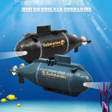 GoolRC Mini RC Submarine for, 2.4G 6CH Remote Control Boat Remote Control Submarine, Model Electronic Water Toy Boat for Pools, Bathtubs, Water Parks Gift Toy s s