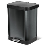 oft Close Lid, Foot Pedal & Waste Bag Holder – Large Indoor Metal Garbage Bin for Kitchen, Home & Office Use