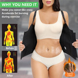 YADIFEN Waist Trainer Vest for Women,Zipper Corset Body Shaper for Tummy Control Neoprene Cincher Tank Top with Straps (Black-Fixed shoulder straps, L)