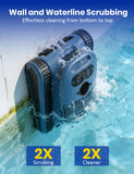 (2026 Upgrade) Cordless Robotic Pool Cleaner, Pool Vacuum for Inground Pools, Wall and Waterline Cleaning, Powerful Suction and Replaceable Battery, 180 min Battery Life for Pool Up to 2150 Sq.ft
