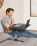 SAIJI Lap Desk for Bed, X-Large Foldable Laptop Table with Book Stand
