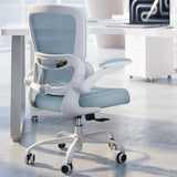 Office Chair - Ergonomic Desk Chair with Adjustable Lumbar Support (Navy Blue)