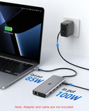 USB C Docking Station 4 Monitors, LIONWEI 13-in-1 USB C Hub for Laptop Mac