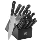 Razor-Sharp 16-pc Self Sharpening Knife Block Set | German Engineered HENCKELS