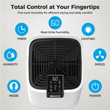 TRAZICO 4,000 Sq.ft Dehumidifier for Basement, 45 Pint Dehumidifiers for Home with Drain Hose, Smart Humidity Control, Auto Defrost, Auto Restart, 24H Timer, for Bedroom, Bathroom, RV, Garage
