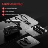CURSOR FITNESS Elliptical Machine for Home, Elliptical Exercise Machine Elliptical Training Machines with 8 Levels Resistance, Silent Magnetic Elliptical Trainer with 12" Stride and LCD Monitor