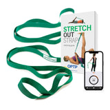 The Original Stretch Out Strap with Exercise Book, USA Made Top Choice Stretching Strap, Yoga and Knee Therapy, Stretch Out Straps for Physical Therapy by OPTP OPTP
