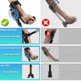 FUSHIDE Forearm Crutches for Adults, 3-Angle Adjustable Arm Crutches for Walking, Ergonomic Crutches for Men or Women, Aluminum, Blue, Crutches for Leg Injury, Surgery Recovery, Disabled（1Pair）