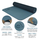 Gruper Yoga Mat Non Slip Thick 1/3'', Eco Friendly Fitness Exercise Mat with Carrying Strap,Pro Yoga Mats for Women,Workout Mats for Home, Pilates and Floor Exercises Gruper