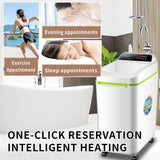 Portable Electric Shower for Camping and Outdoor Use, Rechargeable Pump with Temperature Display and Large Capacity, Ideal for RVs and Apartments