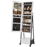 SONGMICS Floor-Standing Jewelry Cabinet Armoire