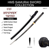Hand Forged 1095 High Carbon Steel Aeolus Katana Full Tang Sword