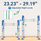 Loyoda Toilet Safety Rails for Seniors,Adjustable Toilet Handles for Elderly and Disabled (350 Lb),Foldable Toilet Rails Fit Most Toilets