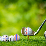 GOLDGE 10pcs Complete Golf Essentials Kit - Including Pro Club Brush Cleaner with Retainer Clip (4 Stencils & 4 Markers)