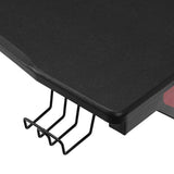E-Sports Computer Desk Table with Large Ergonomic Surface and Heavy Duty Construction for Home or Office