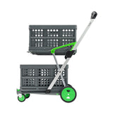 Multi Use Functional Collapsible Carts | Mobile Folding Trolley | Storage Cart Wagon | Shopping Cart with 2 Storage
