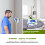 Extra Wide Medical Physician Scale - 440 lb/200 kg Capacity, High Accuracy Digital Display, Heavy Duty Portable Body Weight Scale for Home, Office, Hospital, Gym & Bariatric Use