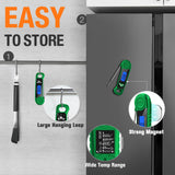 AMMZO Digital Meat Thermometer for Grilling, Candy Thermometer Instant Read Food Thermometer Waterproof with Backlight (Green)