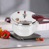 Stainless Steel Pressure Cooker 80KPA, Cookware Pressure Canner Rice Cooker with Safety Valve Devices Bewinner