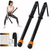Salario Portable Cordless Battle Ropes – Home Gym Workout Equipment for Intensive Training & Core Strength, Ideal for Home, Office, Travel and Small Spaces(Black)