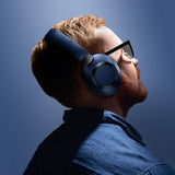 Active Noise Cancelling Headphones, 100H Playtime Headphones Wireless Bluetooth, Bluetooth Headphones with Microphone (6-Blue) EAORUL