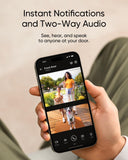 eufy Security eufyCam S4 4-Cam Kit with Video Doorbell E340, 4K Solar Camera Wireless Outdoor, 3-Lens PTZ Cam, 360° View, Whole-Home Coverage, AI Recognition, 8X Zoom, No Monthly Fee, Local Storage