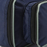 Portable Waterproof Fishing Rod Case Carrier with Reel Storage - Travel Tackle Bag Backpack with Adjustable Strap