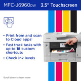 Wireless Color Inkjet All-in-One Printer with 11”x17” Capabilities and 3.5” Color Touchscreen