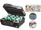 3D Vacuum Sublimation Heat Press Machine Muti-fuction Sublimation Machine Kit with 9 Pieces Rubber Clamp