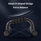 Lizbin Push up Bar, Push Up Bars Strength Training, Push-up Bracket Board with Non-Slip Sturdy Structure, Push Up Bars for Men & Women, Push Up Stands Handle Gym Exercise Equipment Home Fitness(Black) Lizbin