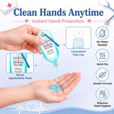 Sacubee 48 Packs Emergency Nurses Day Gift Bulk 1oz Mini Hand Sanitizer Gel