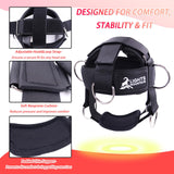 Adjustable Neck Harness with Pulley System & Resistance Bands – Multi-Directional Neck Weight Lifting Training for Strength, Stability & Posture – Padded Head Strap for Athletes & Fitness