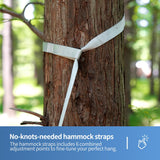 BTRWOR Hammock - Lightweight, Portable, 1 to 2 Person Hammock - for Camping, Hiking, Backpacking, Travel, a Festival, or The Beach