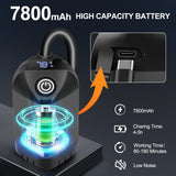 Debraltanner Portable Shower for Camping with 7800mAh Battery, Rechargeable Camping Shower with Intelligent LED Display, 3 Spray Modes, IPX8 Waterproof Outdoor Camp Pump for Hiking, Travel, Car, Pet