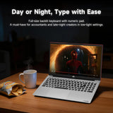 NIMO 15.6" FHD Student Laptop, Quad-Core(Beats i3, up to 3.6GHz), 8GB RAM 256GB SSD, Computer with 65W PD Fast Charging, Backlit Keyboard, Fingerprint, Wi-Fi 6, for College Study and Business Home