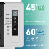 EUHOMY 12 Volt Refrigerator, 19QT(18L) Compressor Electric Cooler APP Control, Car Fridge -4℉~68℉, Portable Refrigerator 12/24V DC 100-240V AC, Portable Freezer for Camping, Travel, Boat