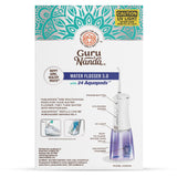 GuruNanda Advanced Dental Water Flosser 3.0 with UV Mode Water Flosser & 24 Aquapods with Mouthwash for Fresh Breath & Plaque Removal, Compact & TSA-Friendly