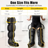 Yopast Air Compression Leg Massager, Professional Sequential Foot & Full Leg Massager for Circulation and Pain Relief, Fast Recovery Compression Boots for Athletes, Gifts for Men Women